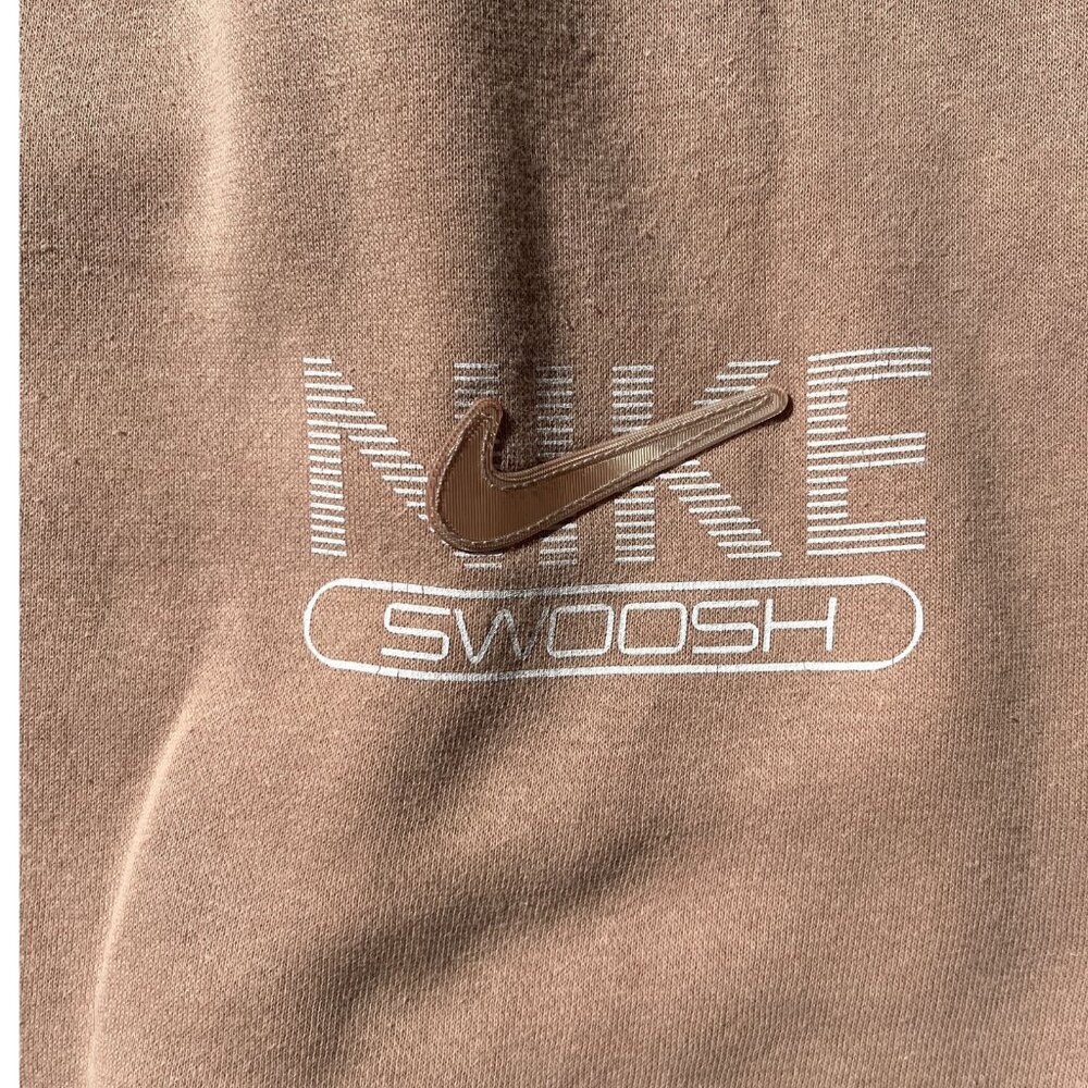 Nike Sweatpants Men's Size XL Tan Fleece Joggers Athletic Pants Swoosh Logo - Picture 4 of 14